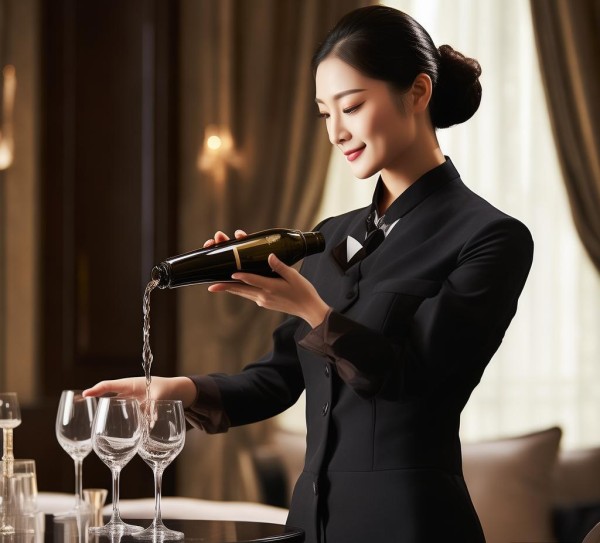 酒店服务员斟酒礼仪，服务佳人的礼仪规范